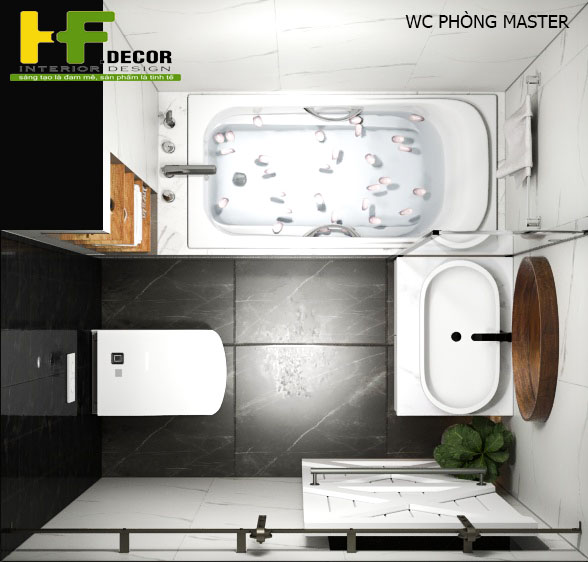 HF Decor Quảng Ngãi cam kết mang đến nội thất nhà vệ sinh đẹp, an toàn nhất